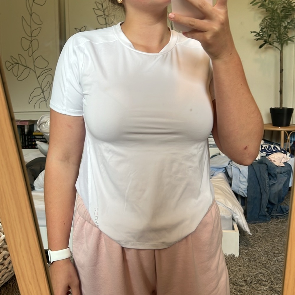 Athletic White Tee